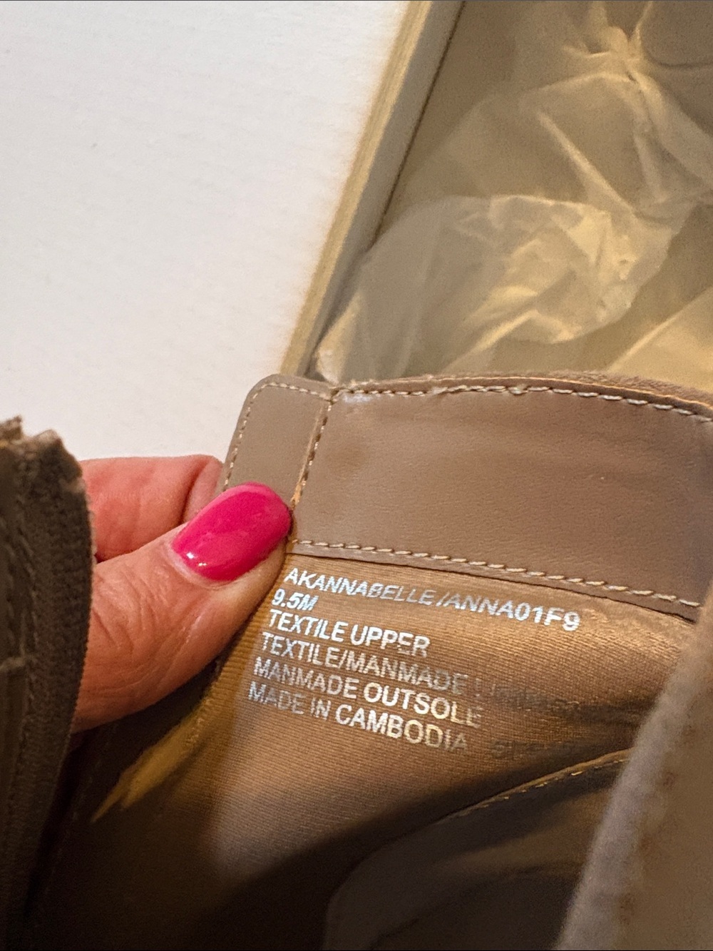 Anne Klein Taupe Suede Side Zip Ankle Booties - Picture 8 of 9
